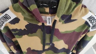 Felpa Moschino Camouflage