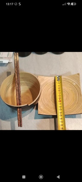 Tazza naturale bambù per riso e ramen