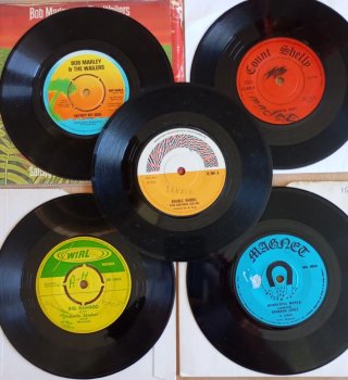 Lote 50 vinilos 7" Reggae Ska Oldies Rocksteady