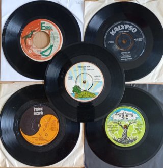 Lote 50 vinilos 7" Reggae Ska Oldies Rocksteady