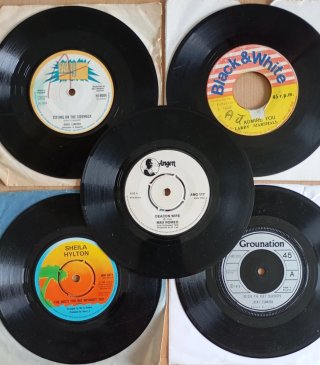 Lote 50 vinilos 7" Reggae Ska Oldies Rocksteady