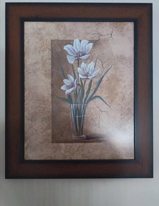 Cuadro floral grande