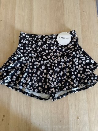 Falda pantalón Shein flores T.34