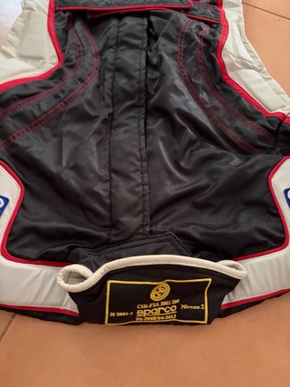 Mono Karting Sparco Negro/Blanco/Rojo