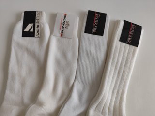 4 Pares Calcetines Blancos
