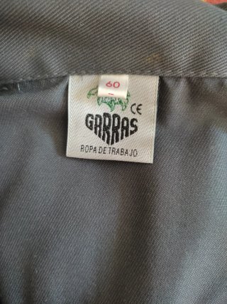 Mono de trabajo gris talla 60
