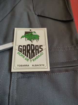 Mono de trabajo gris talla 60