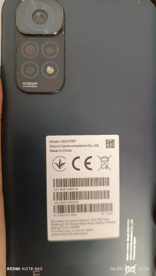 Xiaomi Redmi Note 11S Negro