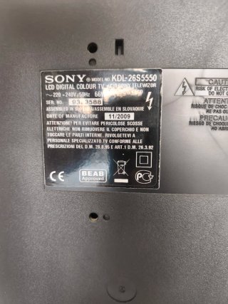 Televisor Sony Bravia 26 LCD HD