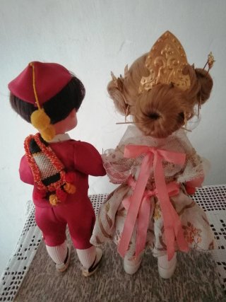 Pareja de muñecos valencianos/falleros impecables
