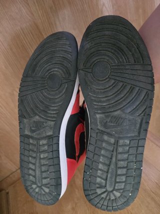 Zapatillas Nike Air Jordan Rojas y Negras Talla 42