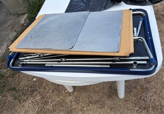 Mueble cocina para camping,jardin plegable