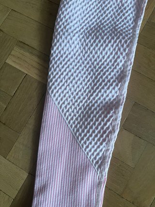 Leggings deportivos rosa y blanco