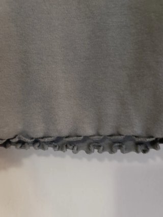 Maglia grigia crop top taglia L