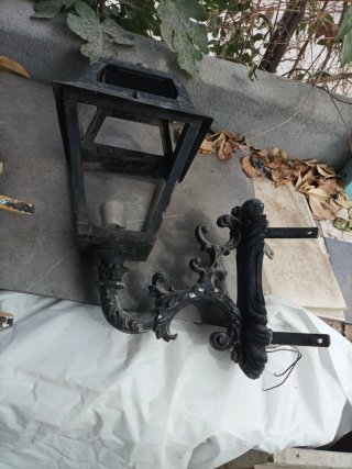 2 Faroles de pared vintage ,9 euros los dos