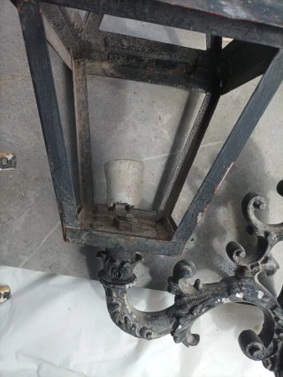 2 Faroles de pared vintage ,9 euros los dos