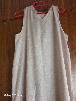Vestido boho midi salmón
