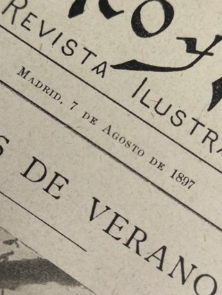 LOTE REVISTAS ANTIGUAS BLANCO Y NEGRO AÑO 1897