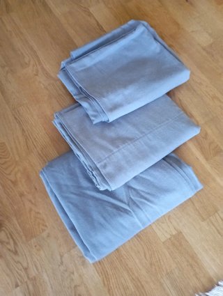 Cortina Leroy Merlín modelo Helena color gris