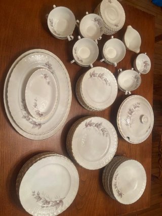 Vajilla Pontesa 76 piezas porcelana
