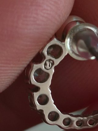 Pendientes Swarovski Luna Circonitas y Perla