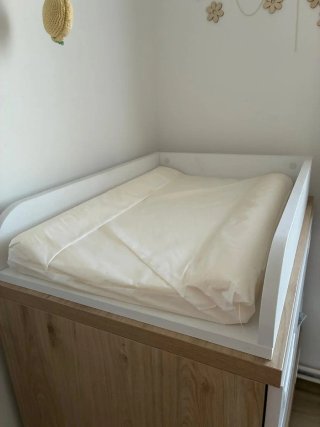 Cambiador madera con colchón