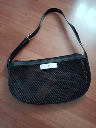 Bolso Carolina Herrera Negro Malla