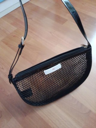 Bolso Carolina Herrera Negro Malla