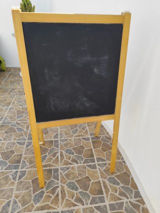 Oferta! Pizarra Doble Cara Madera.
