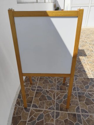 Oferta! Pizarra Doble Cara Madera.