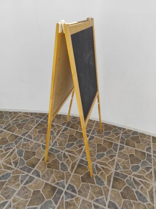 Oferta! Pizarra Doble Cara Madera.