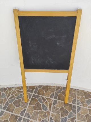 Oferta! Pizarra Doble Cara Madera.