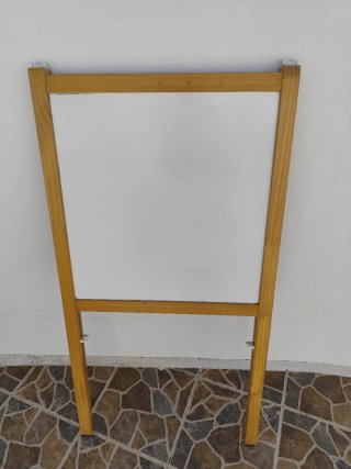 Oferta! Pizarra Doble Cara Madera.