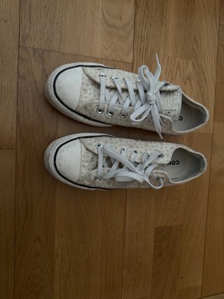 Zapatillas Converse Mujer Beige/Blanco