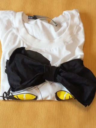Love Moschino Camiseta Lazo Mujer