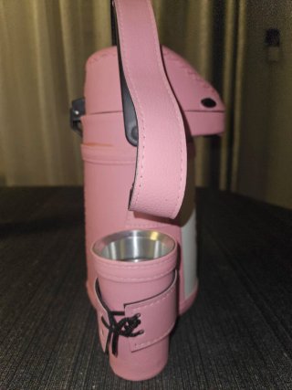 Termo rosa 1.3L con guampa