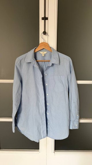 Camisa H&M azul claro talla XS