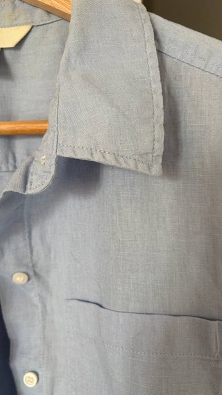 Camisa H&M azul claro talla XS