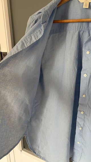 Camisa H&M azul claro talla XS