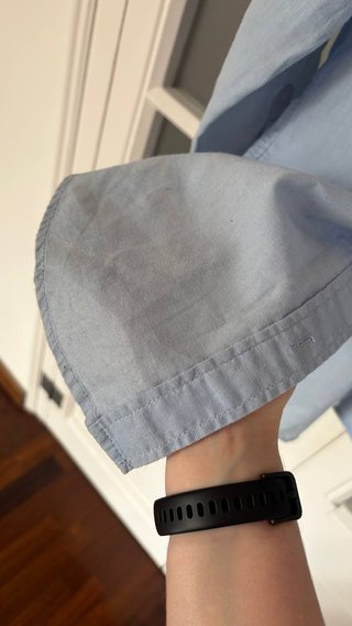 Camisa H&M azul claro talla XS