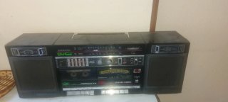 Radio Casete Vintage Sanyo Doble Deck