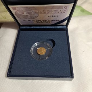 Moneda Juan Carlos I 1 Peseta Oro