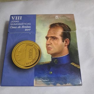 Moneda Juan Carlos I 1 Peseta Oro