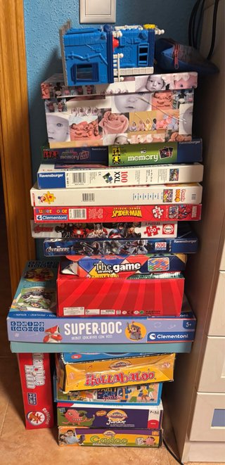 Lote de juegos y puzzles infantiles