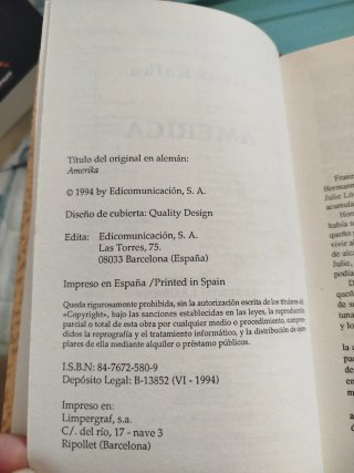 Libro, América