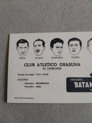 C.A. Osasuna 1954 Chocolate Batanga