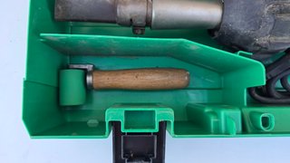 Soldador aire caliente Leister TRIAC AT + rodillo