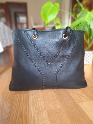 Bolso YSL Neo Double Negro/Dorado Sin Estrenar