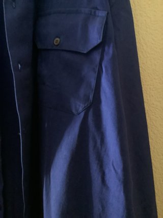 Camisa azul marino laboral