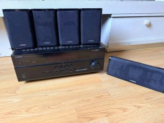 Home cinema Yamaha 5 altavoces + subwoofer